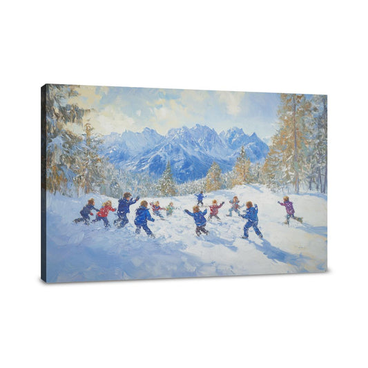 Snowball Showdown Canvas - Main Image