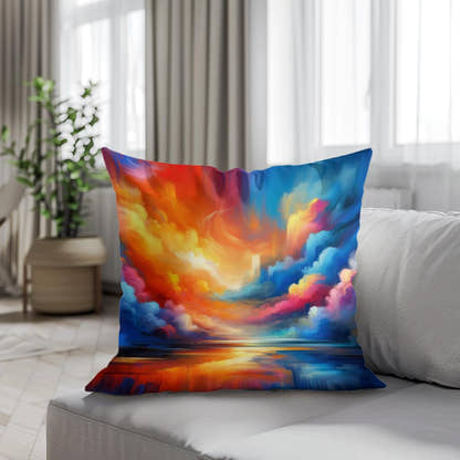 Calm Collision Cotton Cushion - Secondary Image 4