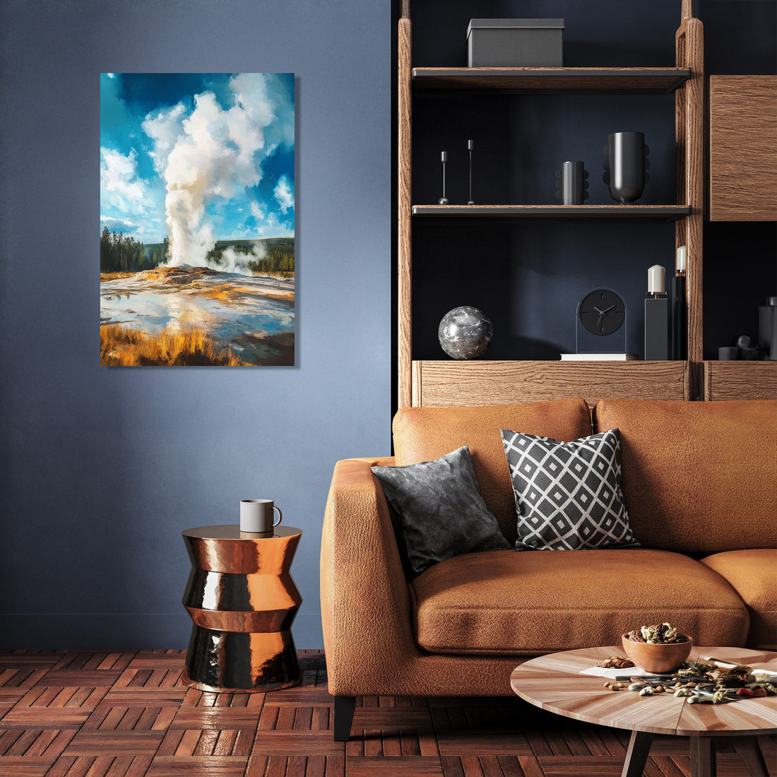 Yellowstone Geyser Canvas - Secondary Image 3