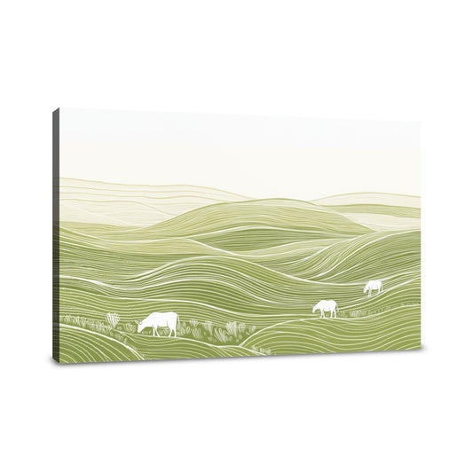 Grazing Fields Canvas - Main Image