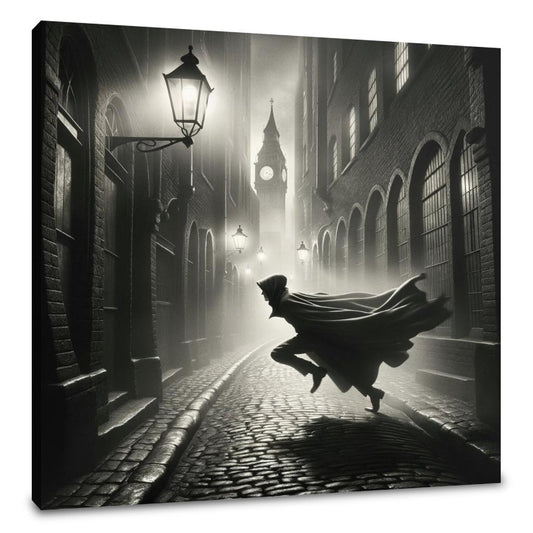 Chase Through the Shadows Canvas - Main Image