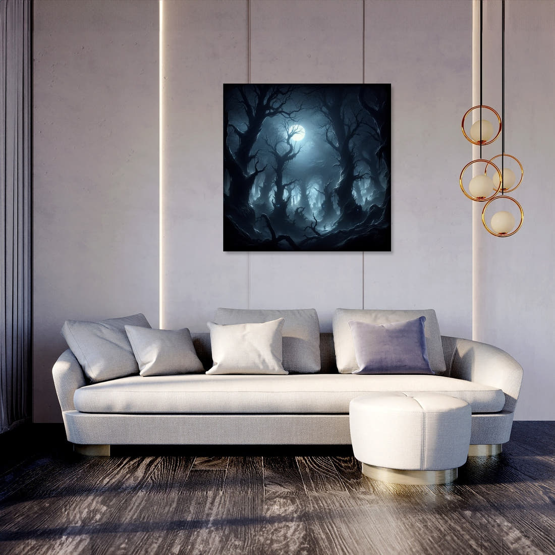 Worgen Nightfall Canvas - Secondary Image