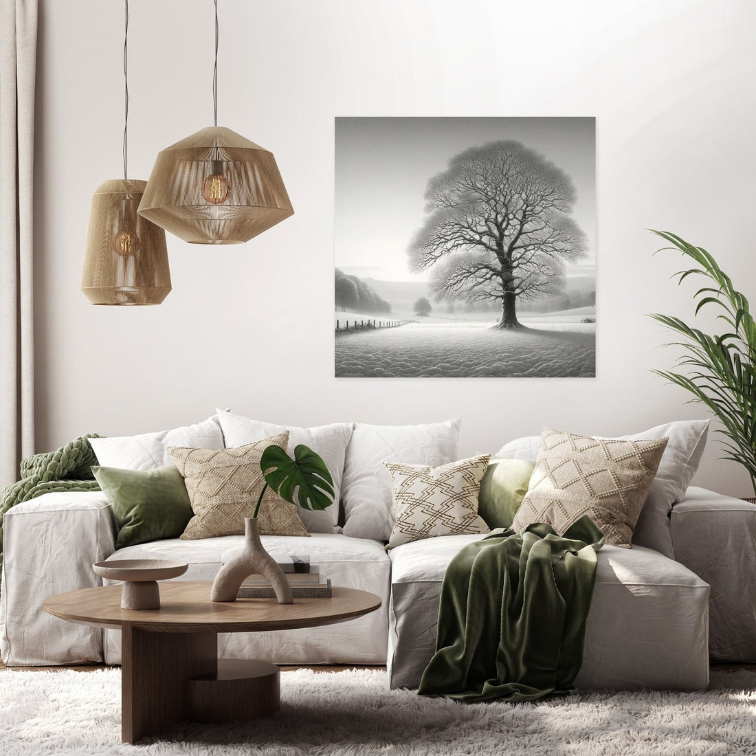 A Silent Winter Morning Canvas - Secondary Image 2