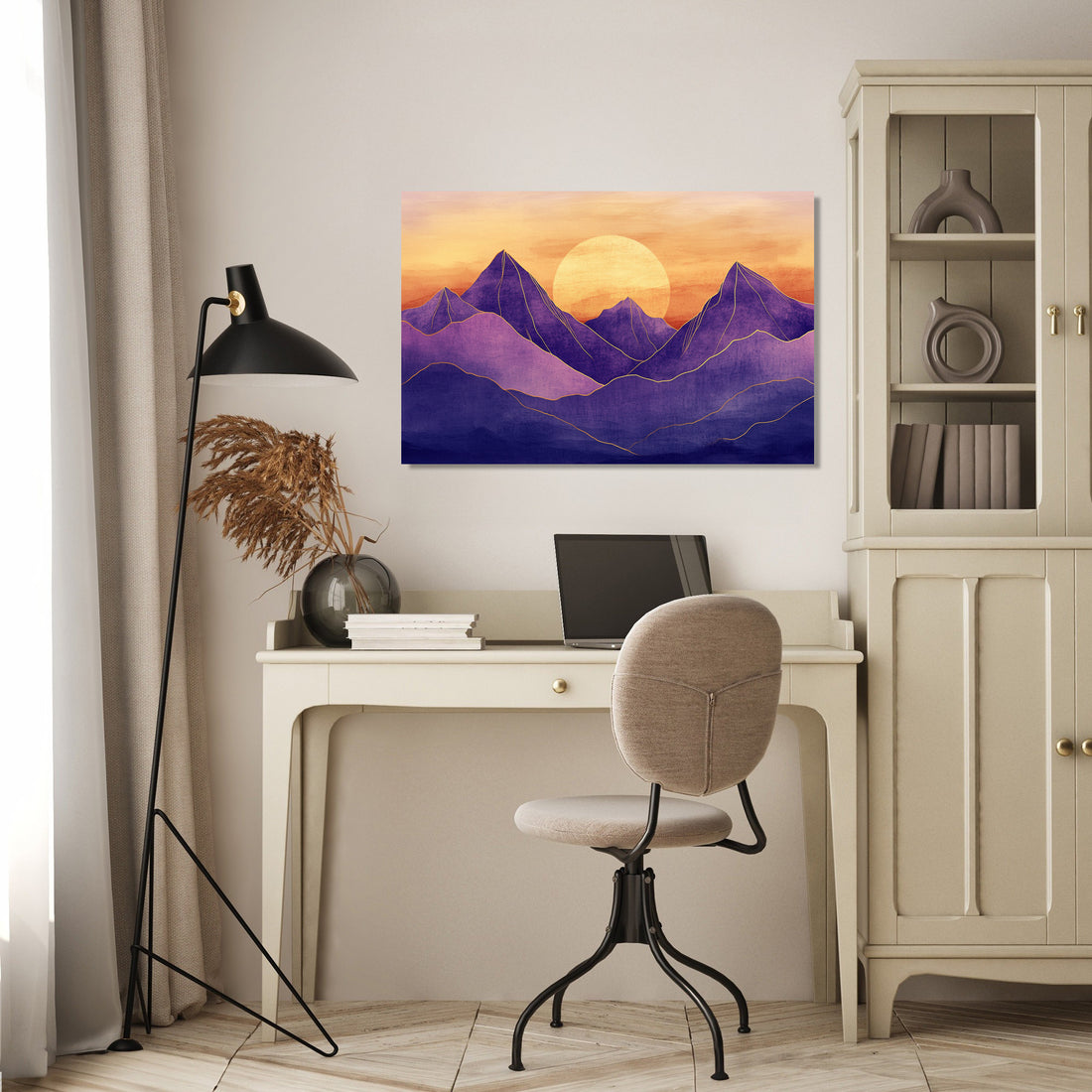 Mountain Sunset Serenity Canvas - Secondary Image 4