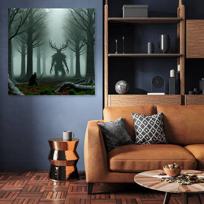 Forest Duel Canvas - Secondary Image 3