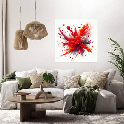 Red Passion Canvas - Secondary Image 2