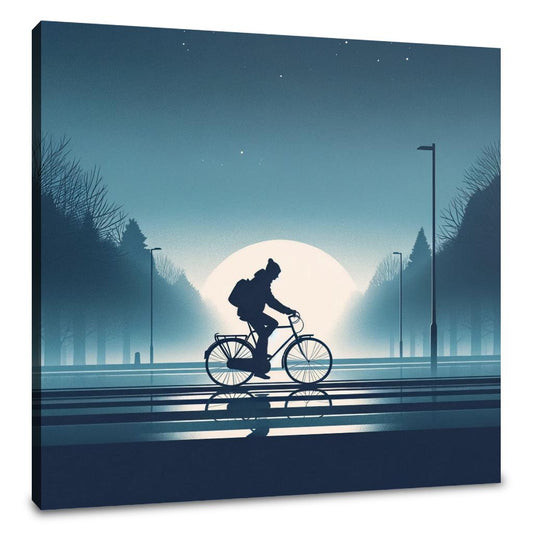 Dawn Bike Solace Canvas - Main Image