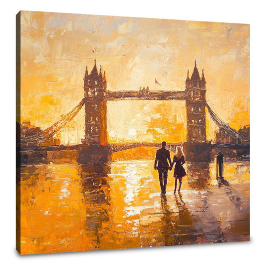 Tower Bridge Romance Canvas - Main Image