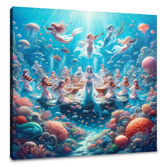 Coral Symphony Canvas - Main Image