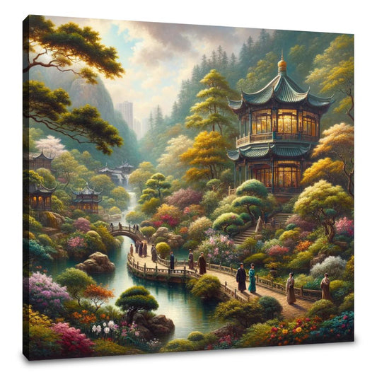 Springtime in Nan Lian Garden Canvas - Main Image