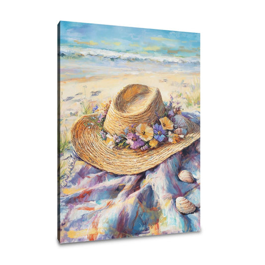 Summer Straw Hat Canvas - Main Image