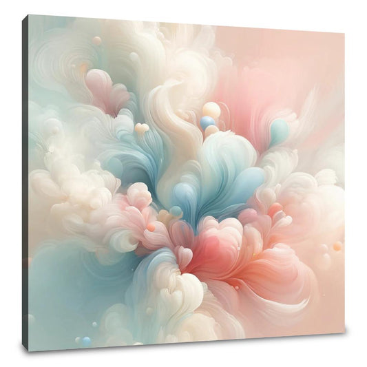 Spring Whispers Abstract Canvas - Main Image