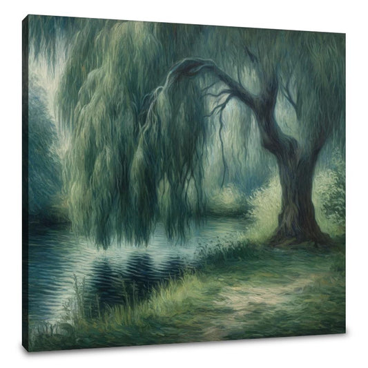 Willow Reflections Canvas - Main Image