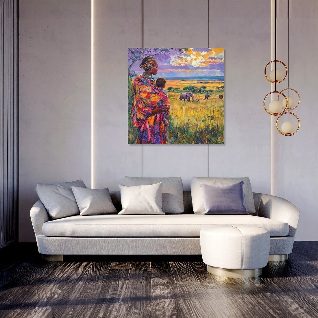 Warrior Mother Canvas - Secondary Image