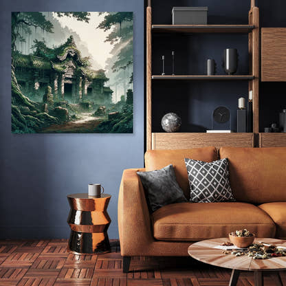 Forgotten Temple Canvas - Secondary Image 3