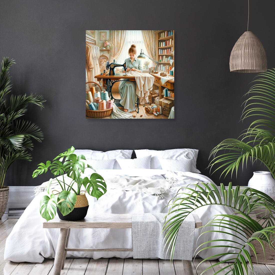 Seamstress's Dedication Canvas - Secondary Image 6