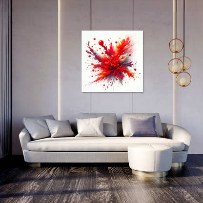 Red Passion Canvas - Secondary Image