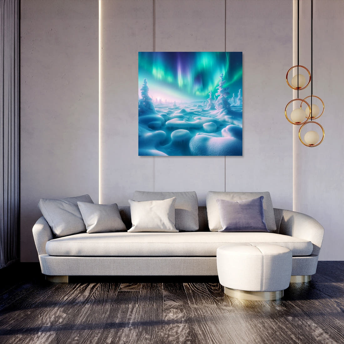 Aurora Whisper Canvas - Secondary Image