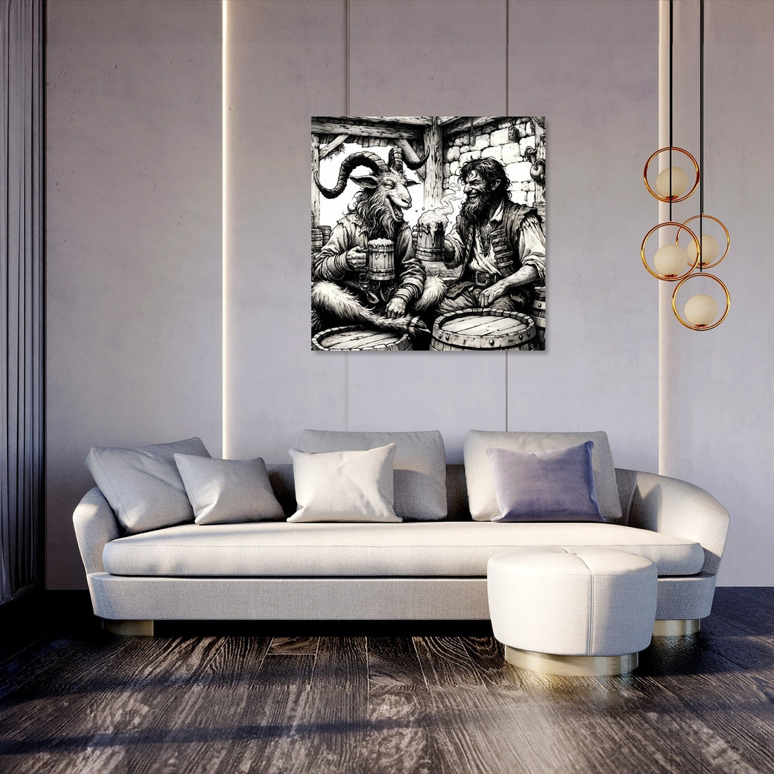 Woodland Tavern Comrades Canvas - Secondary Image