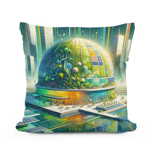 Future Greensphere Cotton Cushion - Main Image