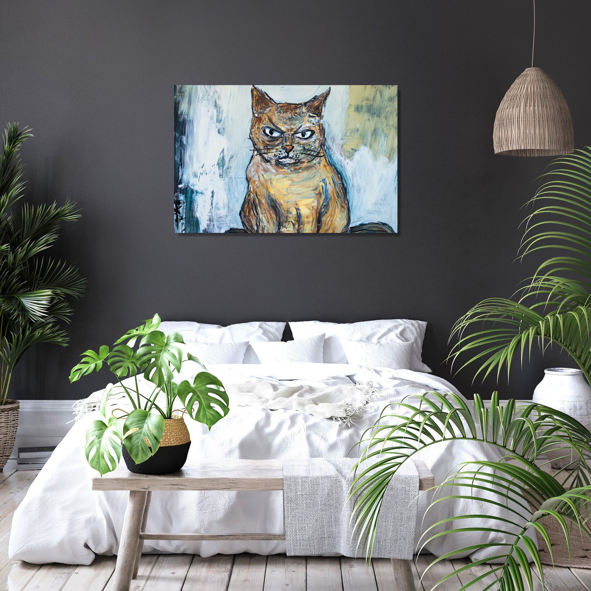 Grumpy Cat's Day Canvas - Secondary Image 6