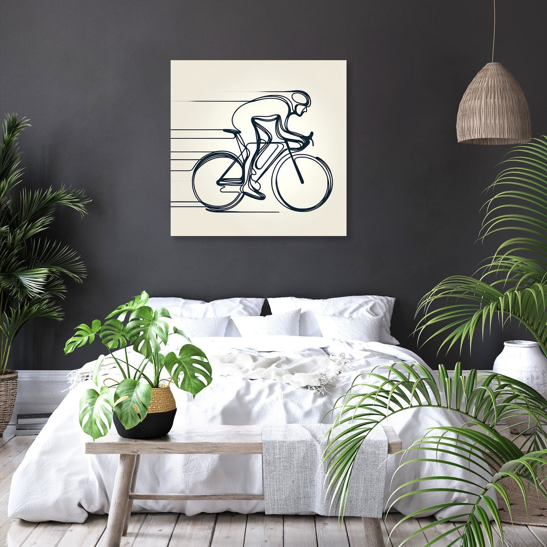 Dynamic Cyclist Canvas - Secondary Image 6