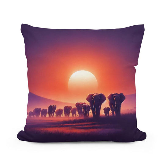 Savannah Sunset Cotton Pillow - Main Image