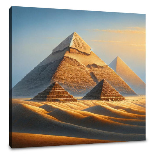 Golden Pyramids Canvas - Main Image