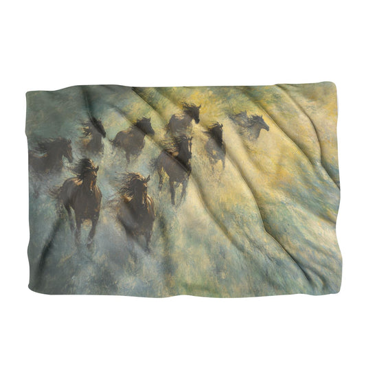 Galloping Horses Blanket - Main Image