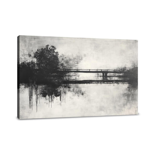 Ethereal Bridge Reflection Canvas - Main Image