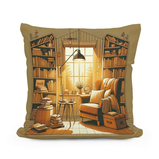 Tranquil Reader's Cotton Cushion - Main Image
