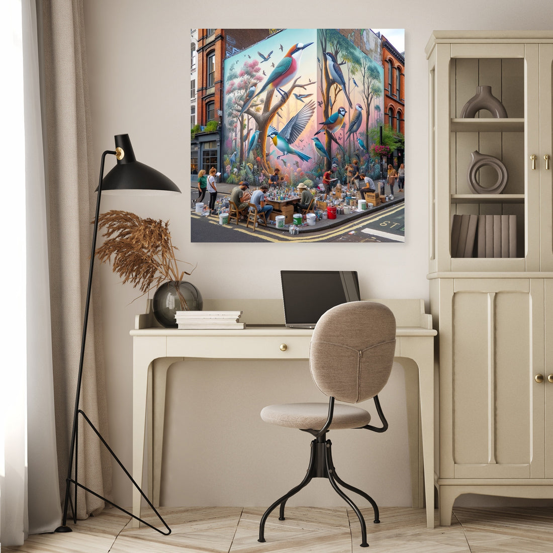 Urban Nature Mural Canvas - Secondary Image 4