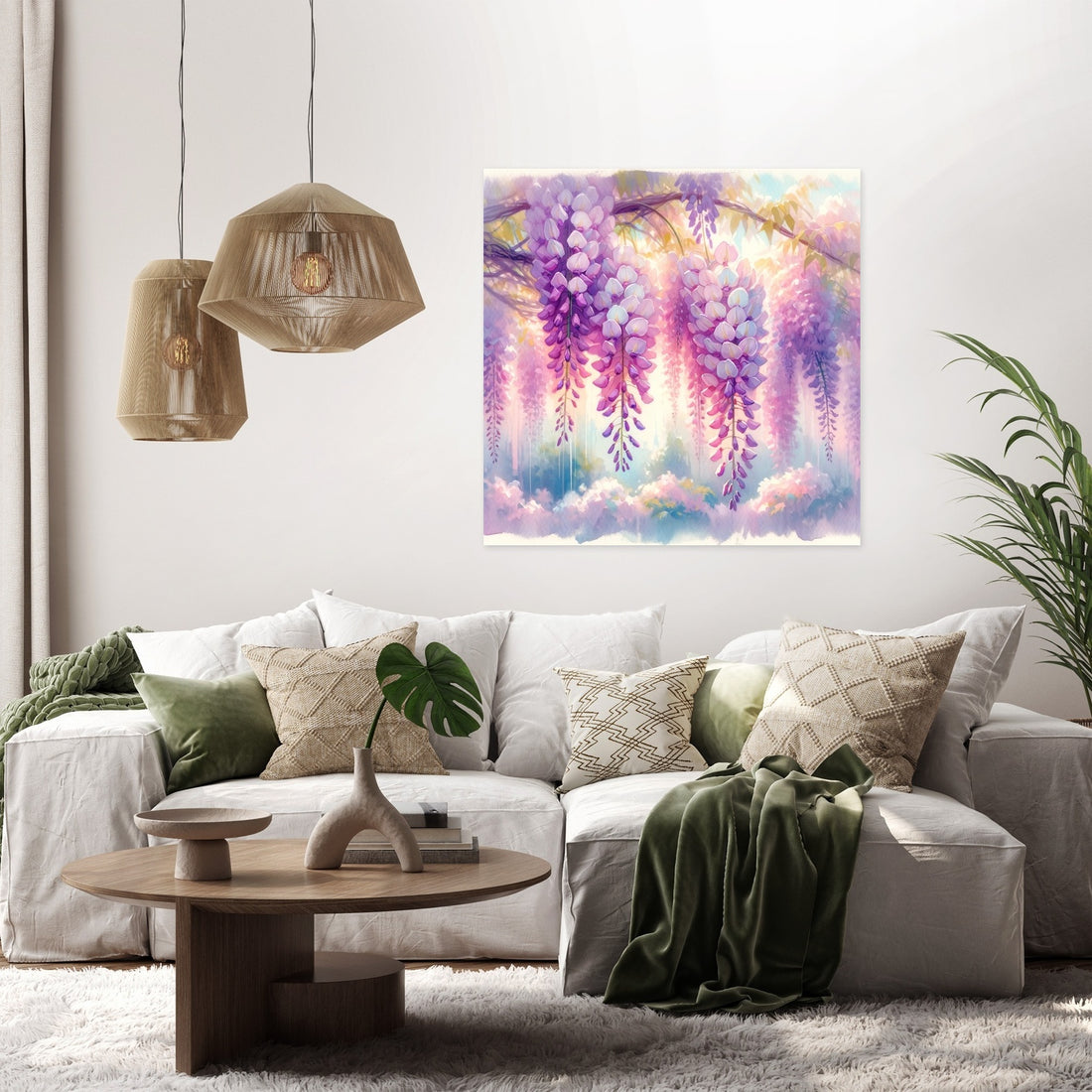Wisteria Garden Canvas - Secondary Image 2