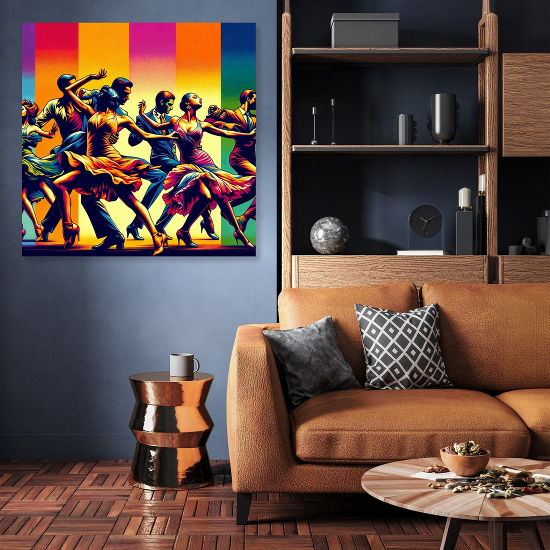 Vibrant Dance Spectrum Canvas - Secondary Image 3