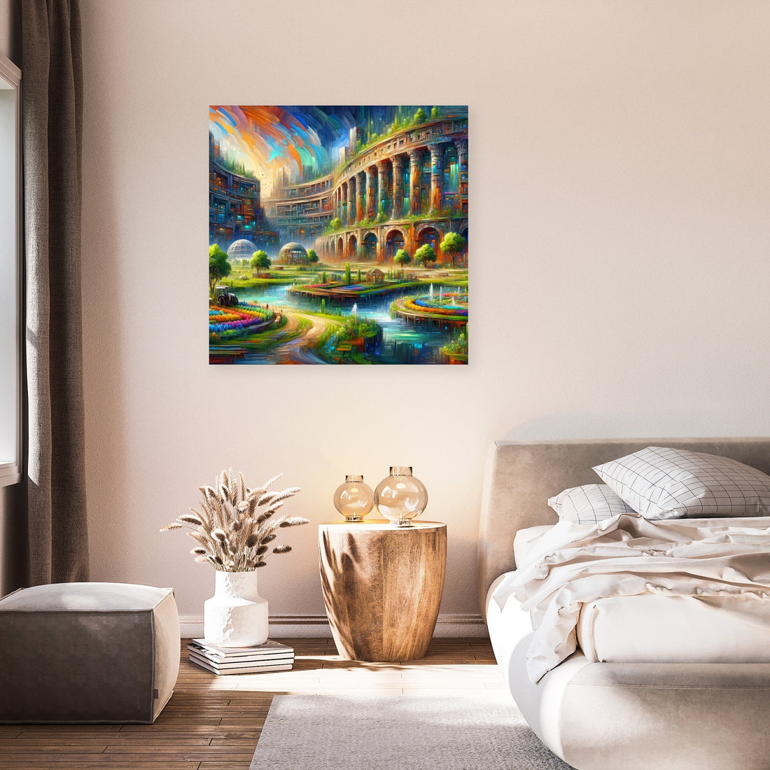 Future Echoes Amidst Ruins Canvas - Secondary Image 7