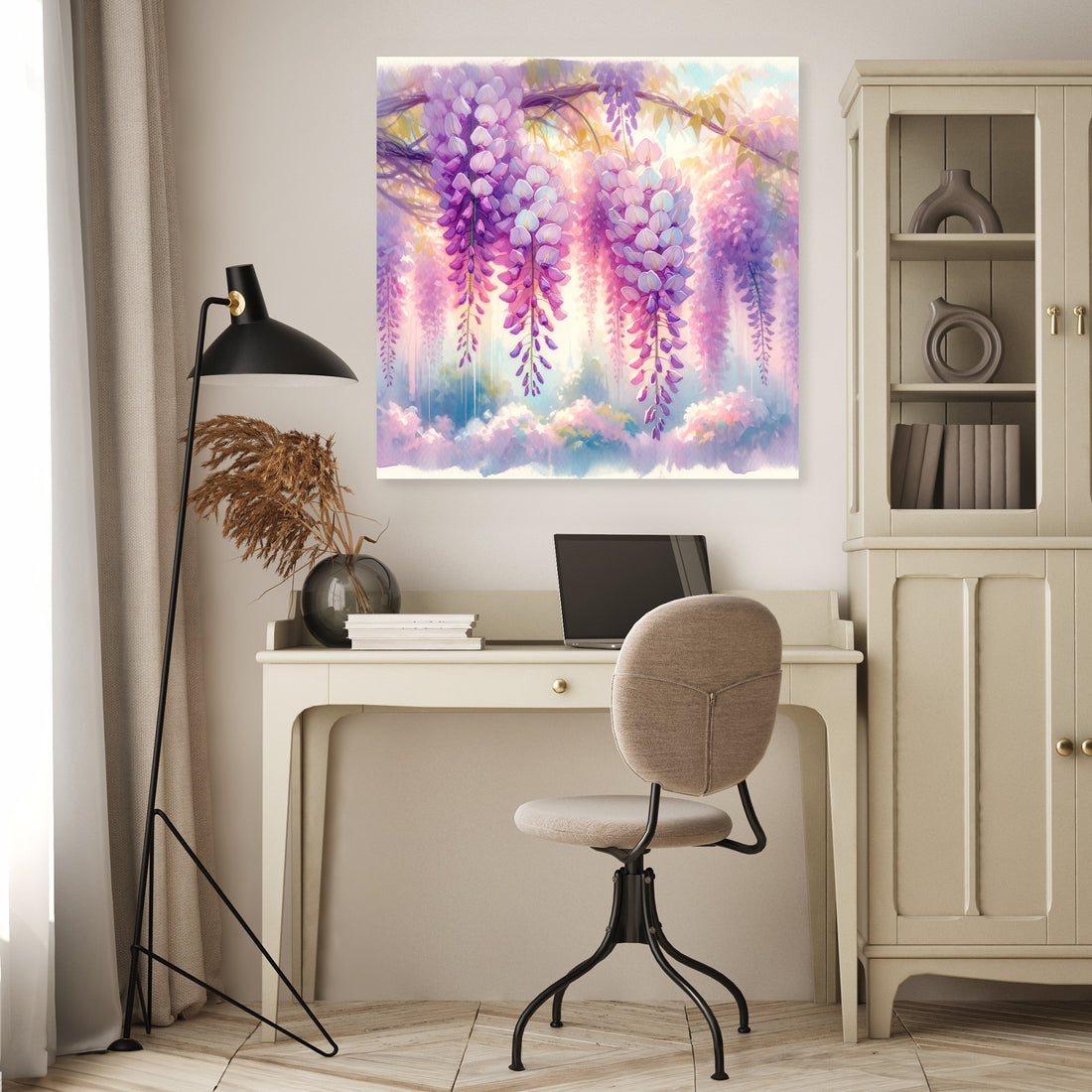 Wisteria Garden Canvas - Secondary Image 4