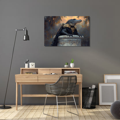 Armoured Alligator Canvas - Secondary Image 5