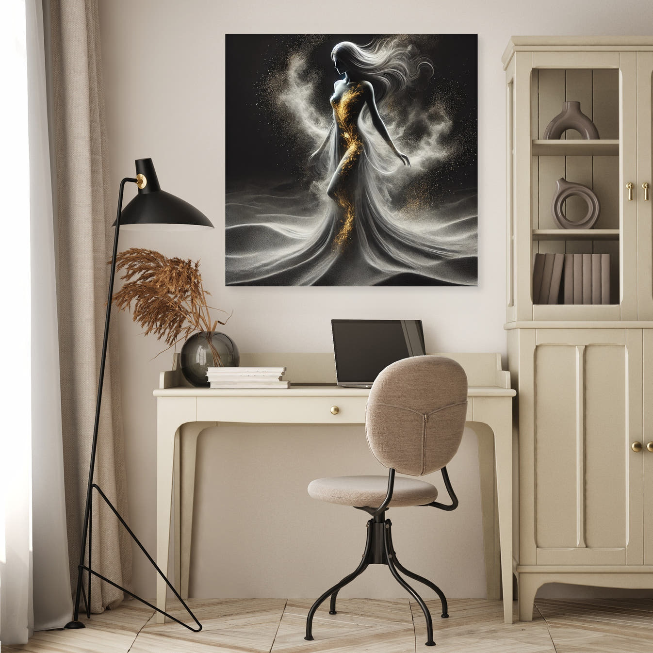 Ethereal Sand Woman Canvas - Secondary Image 4