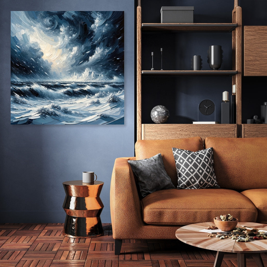 Winter's Fury Unleashed Canvas - Secondary Image 3