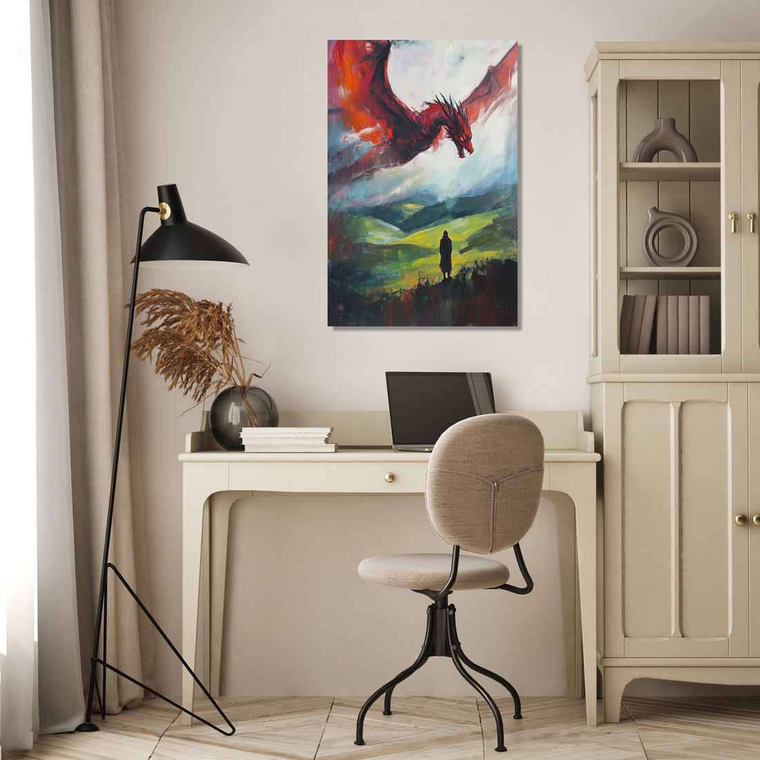 Welsh Dragon Majesty Canvas - Secondary Image 4