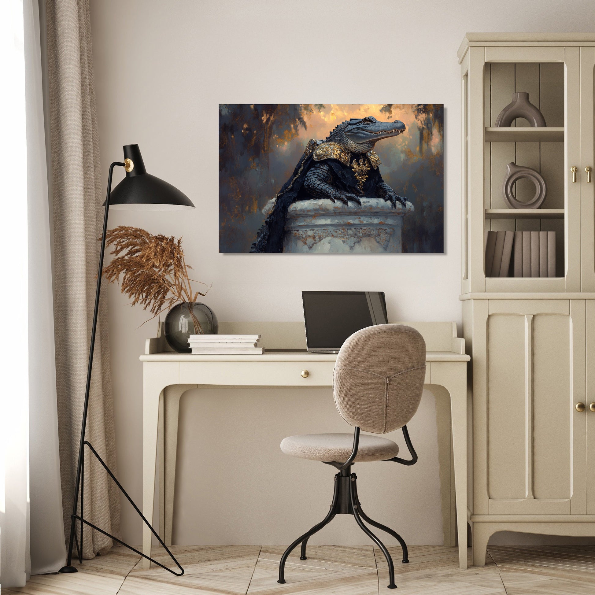 Armoured Alligator Canvas - Secondary Image 4