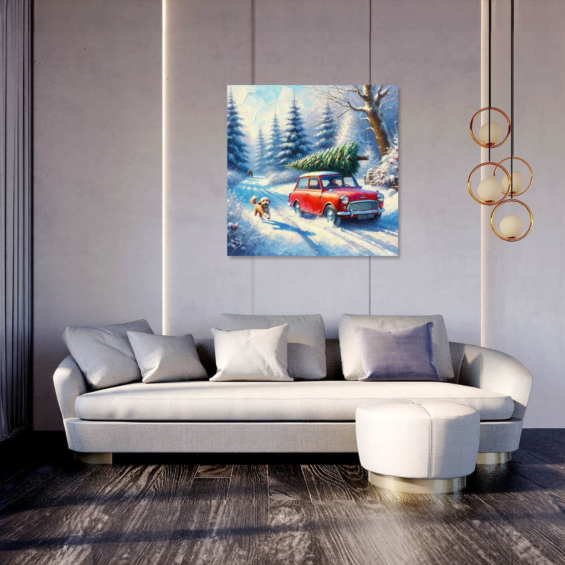 Christmas Journey Home Canvas - Secondary Image