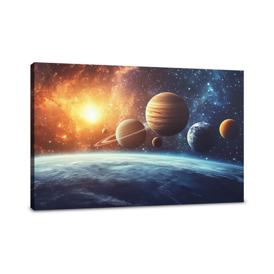 Planetary Elegance Canvas - Main Image