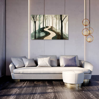 Forest Pathway Canvas - Secondary Image