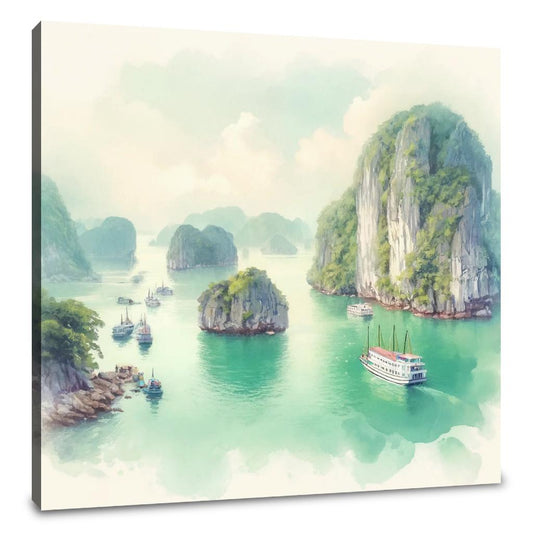 Ha Long Bay Serenity Canvas - Main Image