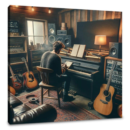 Recording Studio Inspiration Canvas - Main Image