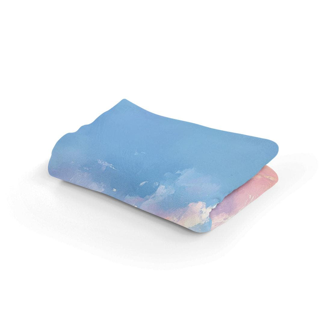 Melancholic Ocean Horizon Blanket - Secondary Image 2