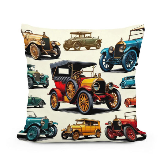 Vintage Elegance Cotton Cushion - Main Image
