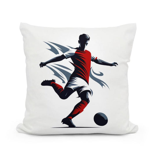 North London Red Cotton Pillow - Main Image