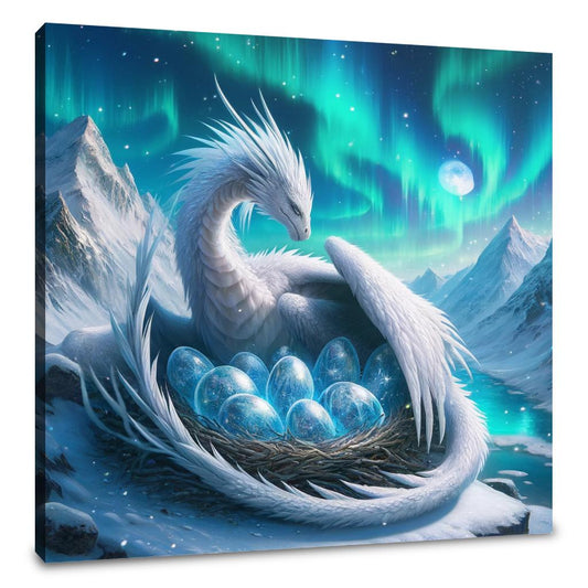 Moonlit Guardian Canvas - Main Image
